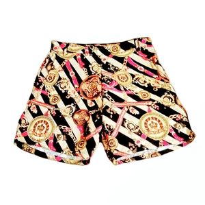 Baroque Printed Blazer Shorts
